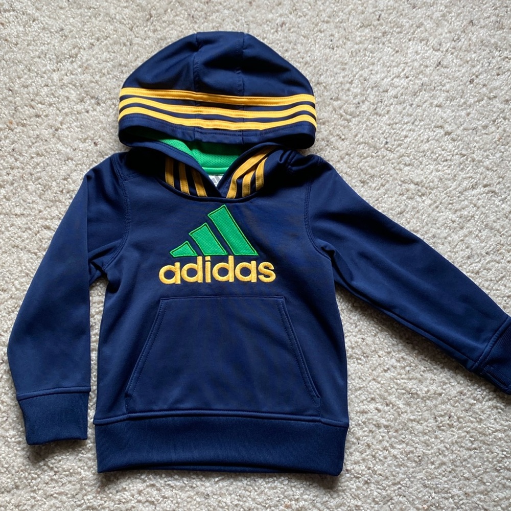 Adidas 3T Navy hoodie sweatshirt